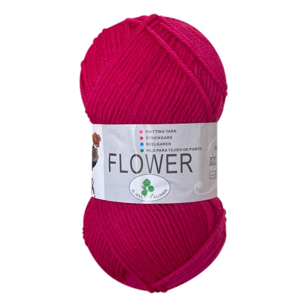 Flower DK Polyester Yarn (1x 100g ball)