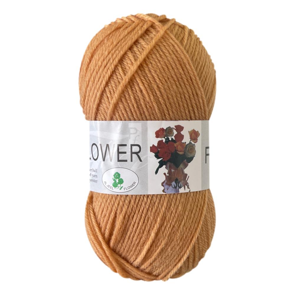 Flower DK Polyester Yarn (1x 100g ball)