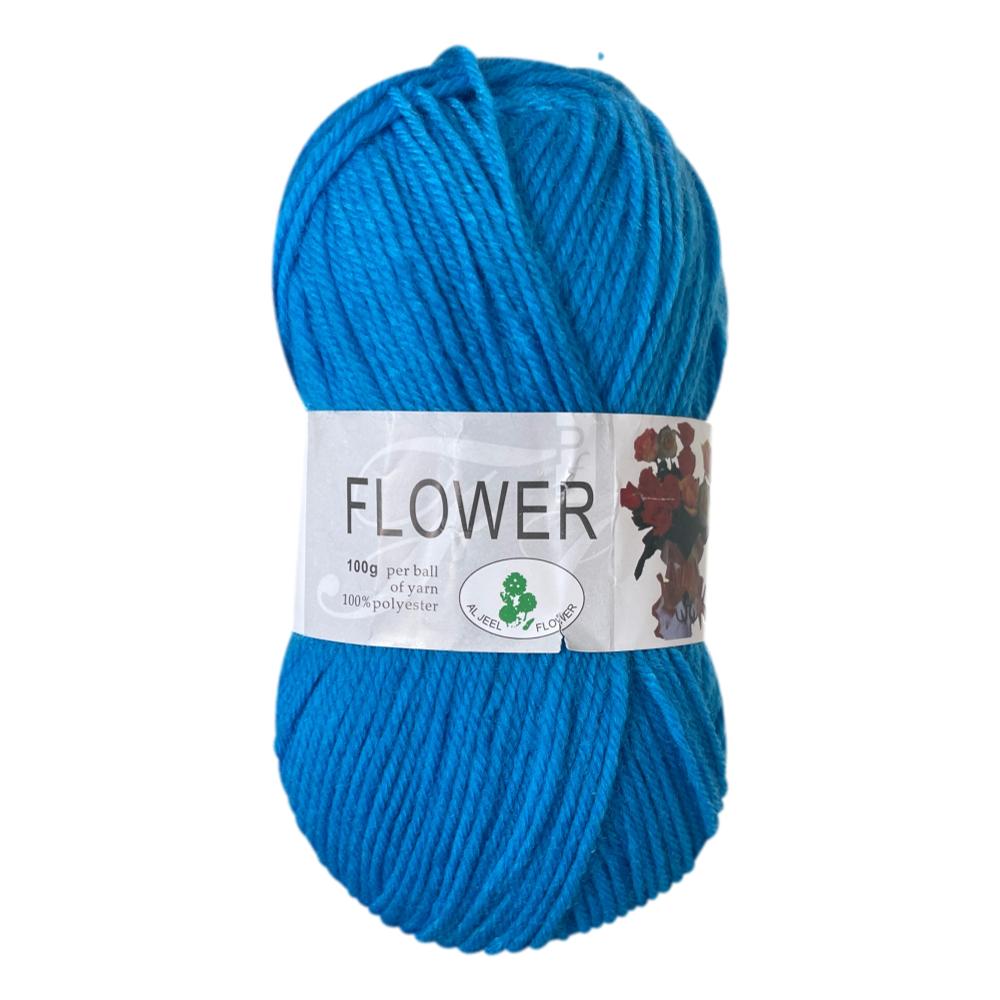 Flower DK Polyester Yarn (1x 100g ball)