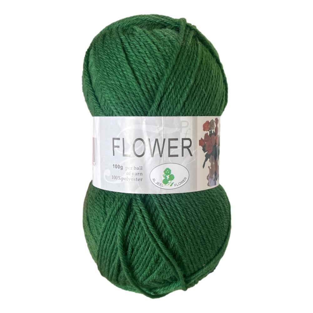 Flower DK Polyester Yarn (1x 100g ball)