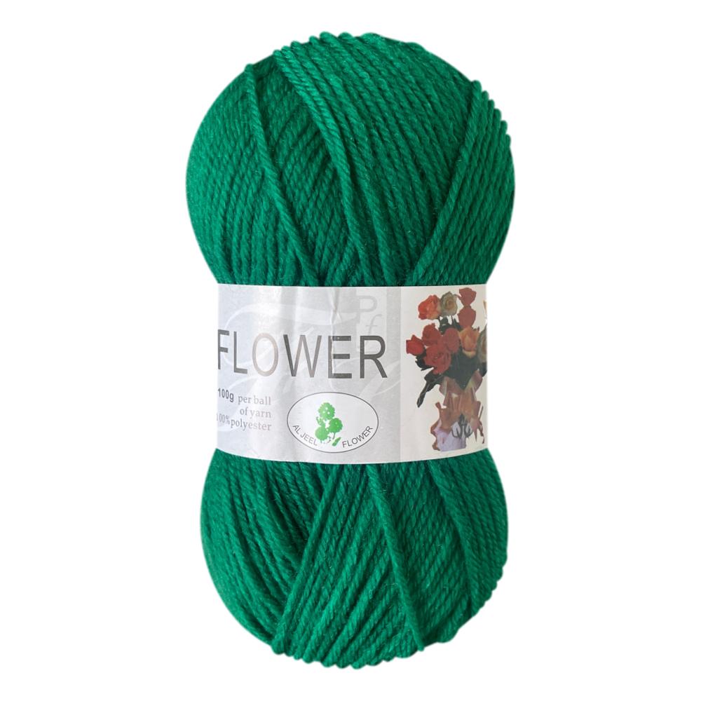 Flower DK Polyester Yarn (1x 100g ball)