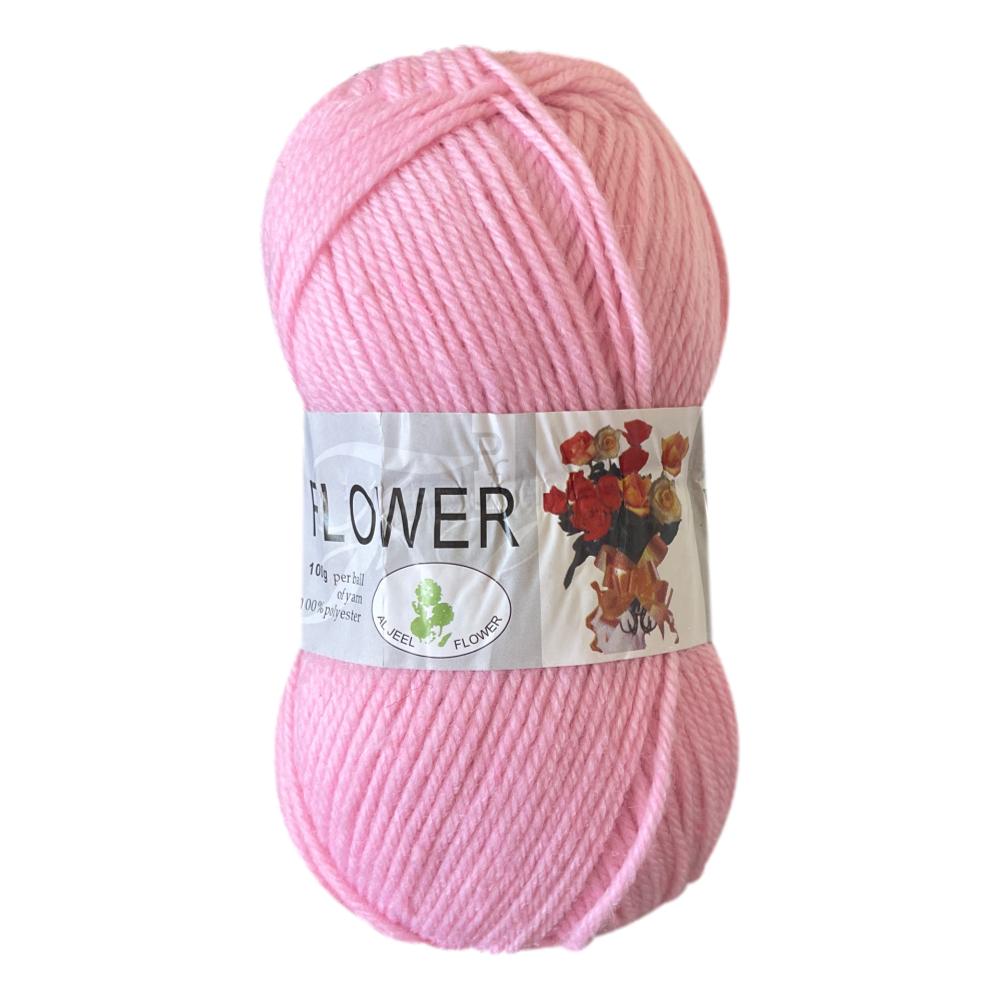 Flower DK Polyester Yarn (1x 100g ball)