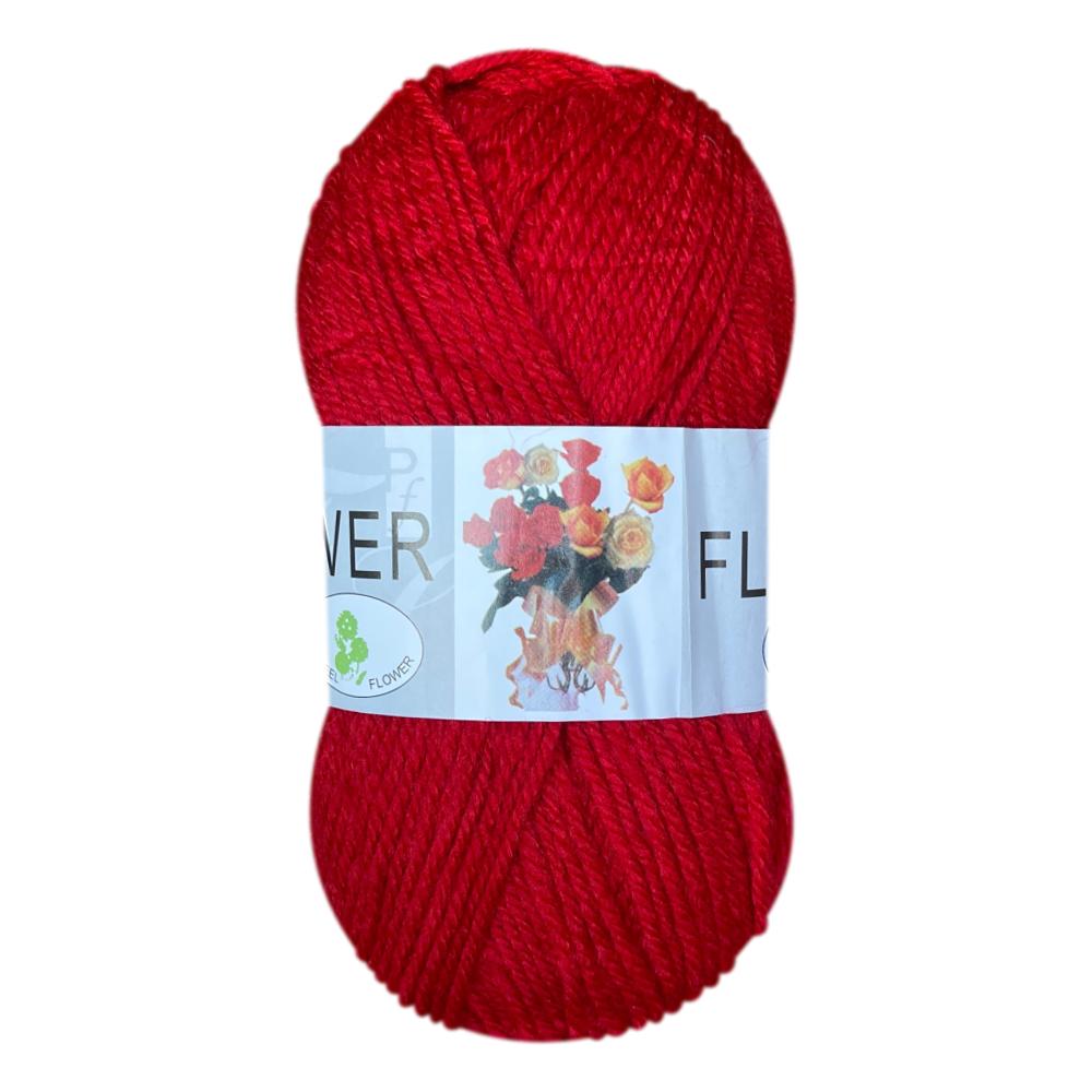 Flower DK Polyester Yarn (1x 100g ball)