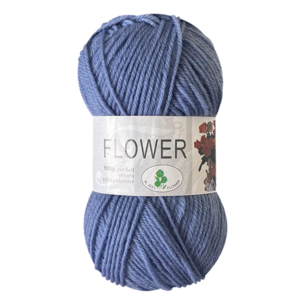 Flower DK Polyester Yarn (1x 100g ball)