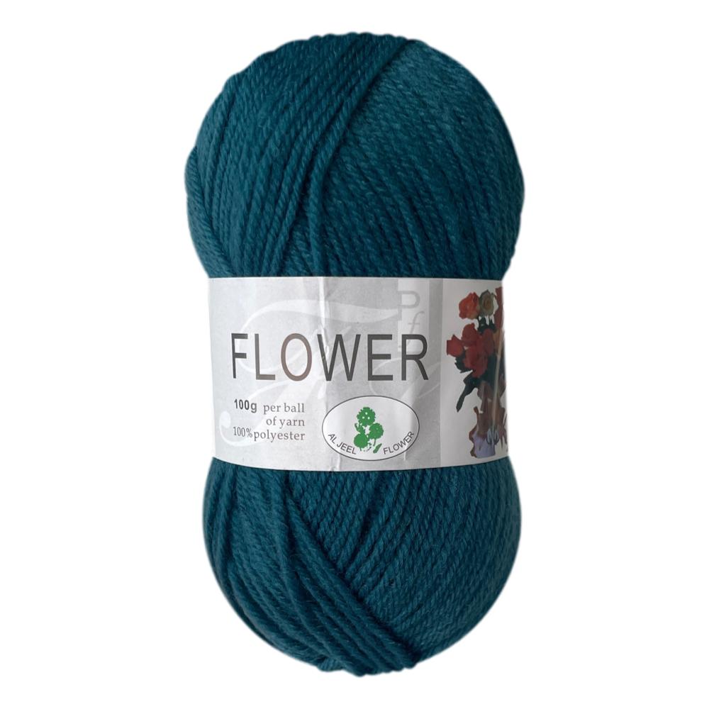 Flower DK Polyester Yarn (1x 100g ball)