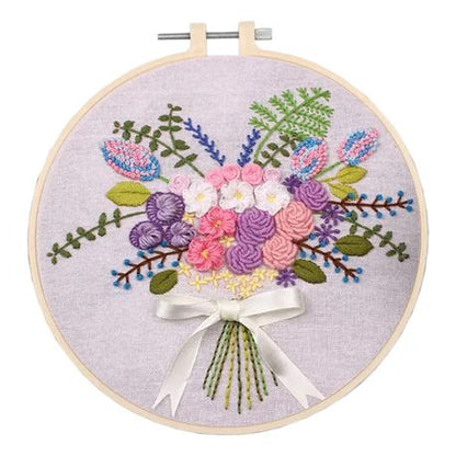 Embroidery Kit - Pretty Bouquet